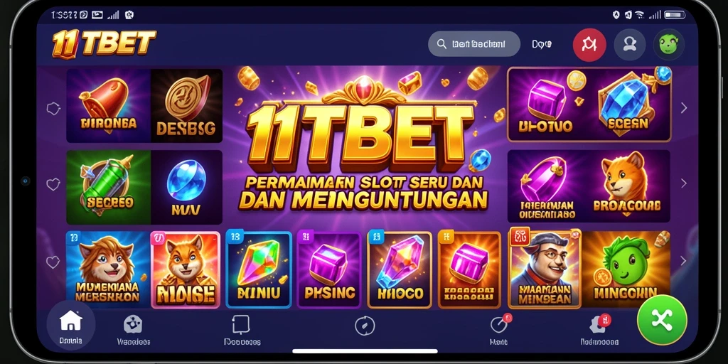 Tampilan gameplay Slot 11TBET yang menarik dan menegangkan.