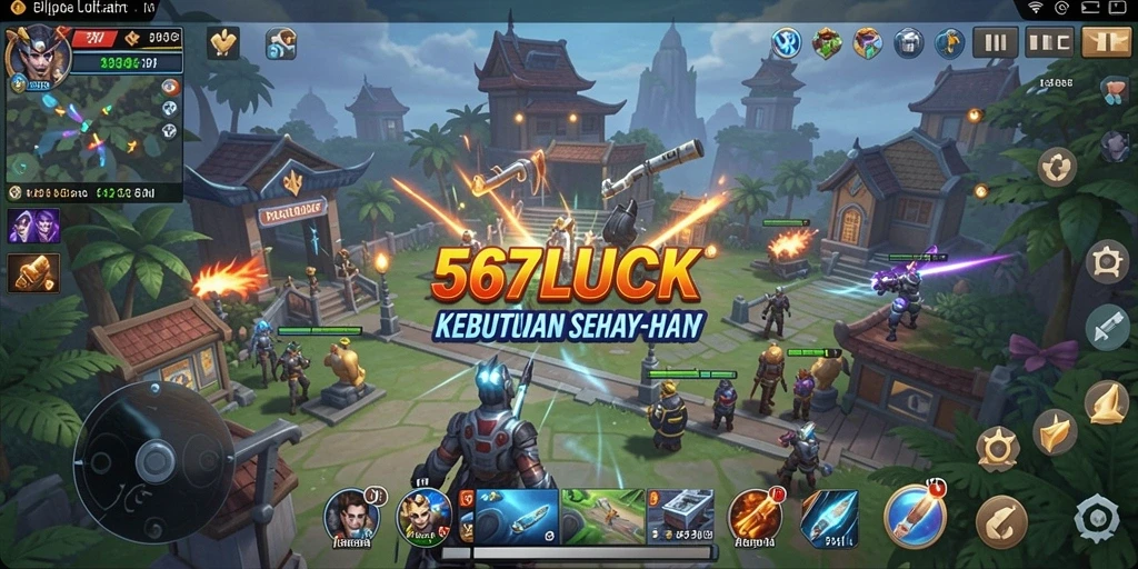 Screenshot utama aplikasi 567LUCK menampilkan antarmuka pengguna yang intuitif.