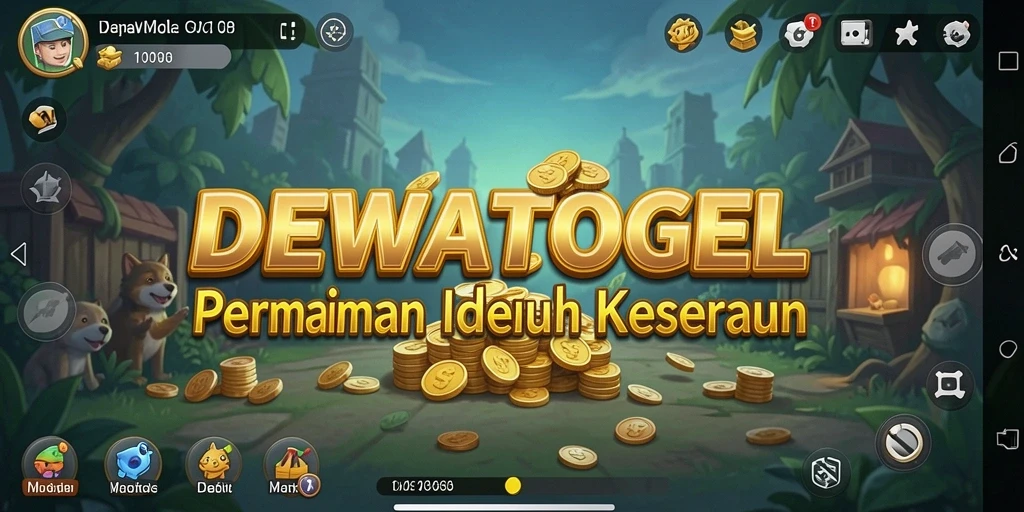 Screenshot gameplay DEWATOGEL yang menarik dan sederhana.