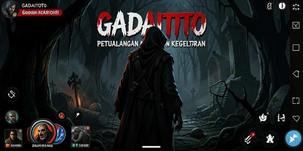 Gameplay GADAITOTO yang menakutkan dan penuh ketegangan.