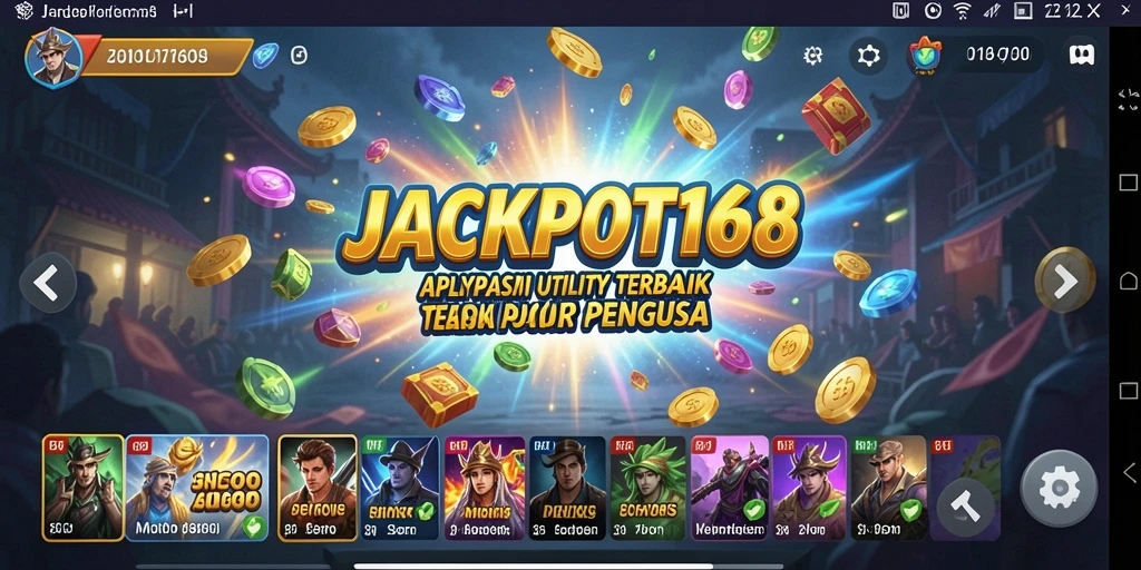 Tampilan antarmuka sederhana dari JACKPOT168 yang memudahkan penggunaan.