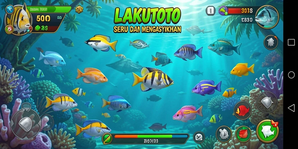 Gameplay seru dalam LAKUTOTO Tembak Ikan yang menantang.