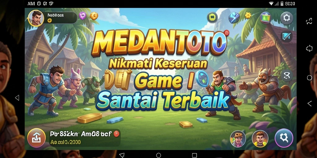 Tampilan menarik dari gameplay MEDANTOTO yang seru dan santai.