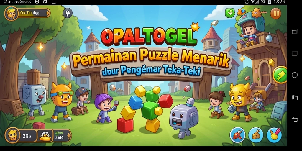 Screenshot OPALTOGEL menampilkan gameplay Puzzle yang seru dan menantang.