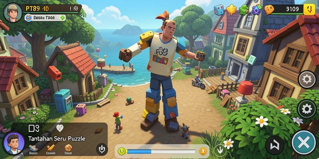 Tampilan gameplay PT89 yang menarik dan menantang teka-teki.