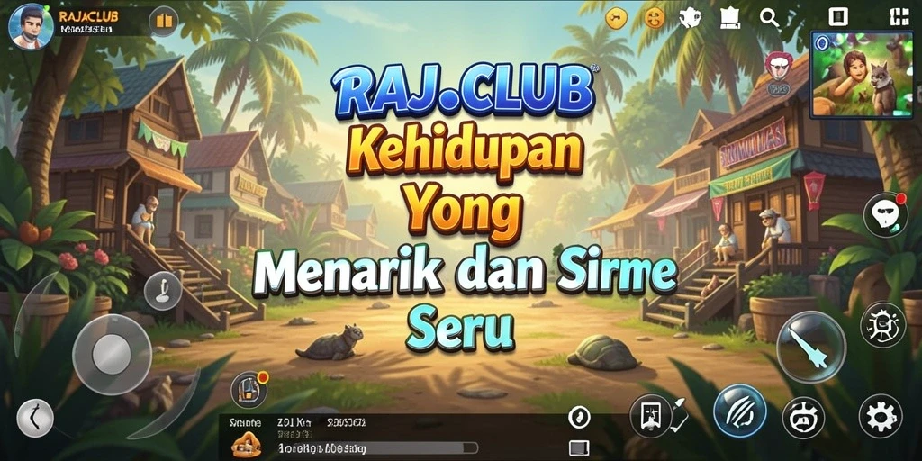 Screenshot RAJACLUB yang menunjukkan gameplay simulasi yang seru dan interaktif.