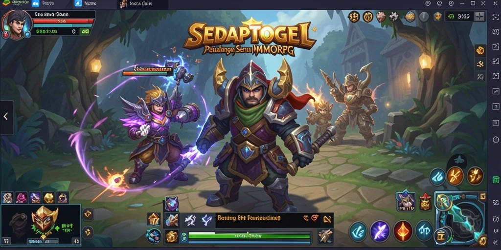 Gameplay seru di dunia MMORPG SEDAPTOGEL.