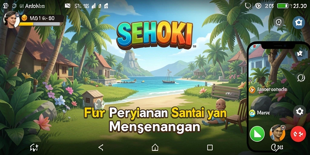 Tangkapan layar gameplay SEHOKI yang penuh warna dan menarik.