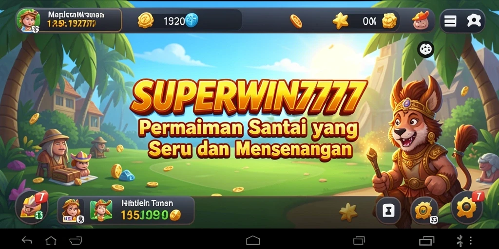 Tampilan gameplay menawan dari SUPERWIN777 yang mengasyikkan.